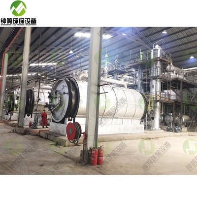 Planta de destilação contínua do óleo da pirólise do pneumático da máquina da pirólise do pneu
